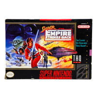 Super Star Wars The Empire Strikes Back Super Nintendo Very Good CIB - Official Retail Game Box Front