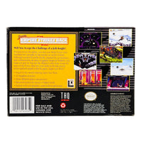 Super Star Wars The Empire Strikes Back Super Nintendo Very Good CIB - Official Retail Game Box Rear