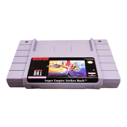 Super Star Wars The Empire Strikes Back Super Nintendo Very Good - Authentic Cartridge Showing Top Spine Label