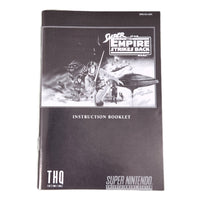 Super Star Wars The Empire Strikes Back Super Nintendo Very Good - Authentic Instruction Manual