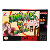 Zombies Ate My Neighbors Super Nintendo Very Good CIB - Original Retail Box Front