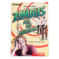Zombies Ate My Neighbors Super Nintendo Very Good - Authentic Instruction Manual