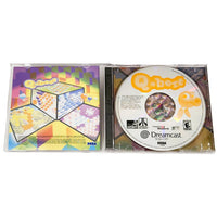 Qbert Dreamcast Like New - Cib Showing Open Case Disc And Manual