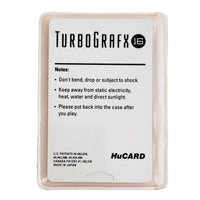 Military Madness Turbografx16 Very Good Loose - Hucard Back View