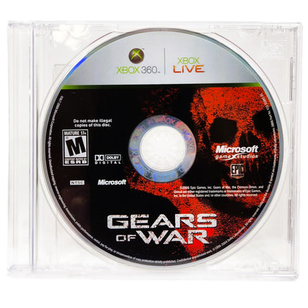 Gears Of War Xbox 360 Very Good Loose - Authentic Disc Front Shown