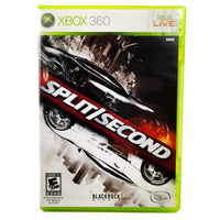 Split Second Xbox 360 Very Good - Authentic Front Cover Art