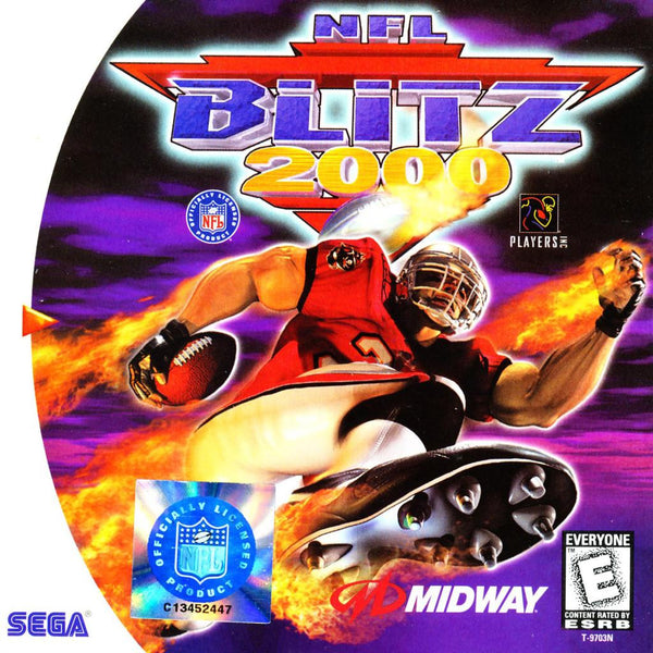 NFL BLITZ SHIRT NFL BLITZ 2000 PROMO MIDWAY GAMING