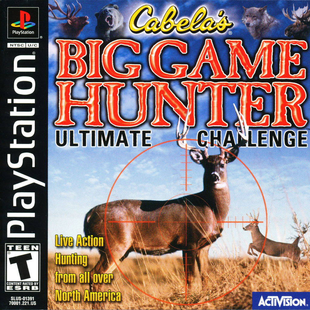 Cabela's Big Game Hunter: Ultimate Challenge - PS1 Game - Complete