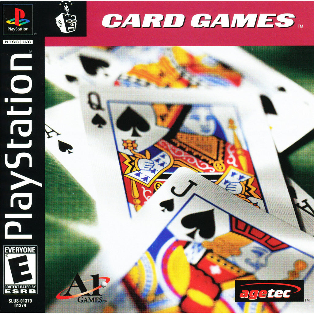 Card Games - PlayStation 1 Game - Complete