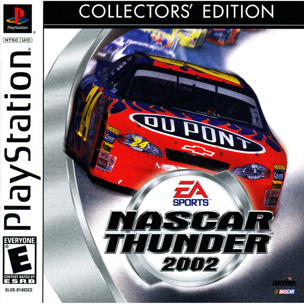 NASCAR Thunder 2002 - PlayStation 1 Game - Complete