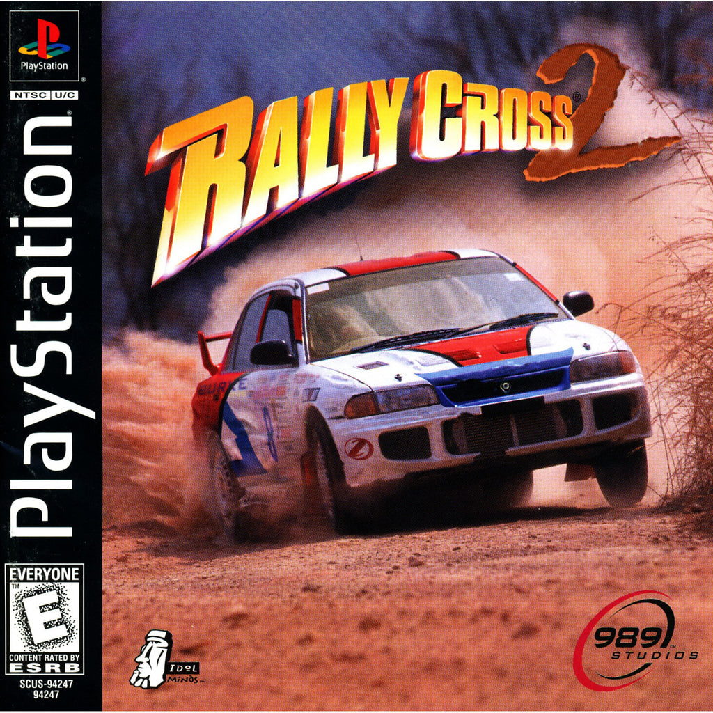 Rally Cross 2 - PlayStation 1 Game - Complete