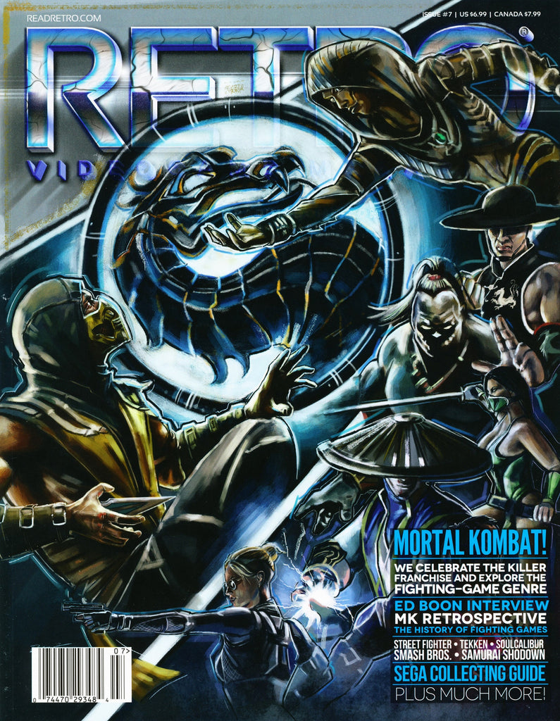 RETRO Video Game Magazine, Issue 07 2015, Mortal Kombat, Fighting Games