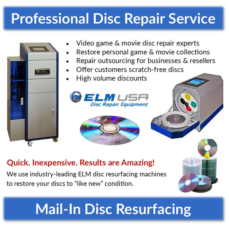 21 Professional Disc Repairs Scratch Removal Service Retro Game Fan