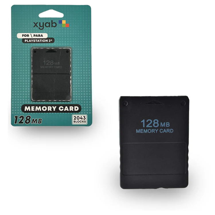 128MB Memory Card for PS2 – PlayStation 2 Save Data Storage| Retro Game Fan