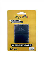 16MB Memory Card For PlayStation 2 Black PS2 Save Data Game Storage Brand New - View 2