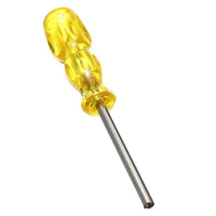 3.8mm 4.5mm Gamebit Screwdriver Set Nes SNES N64 Nintendo Sega Cartridge Console Tool Brand New Loose - Overhead View of 4.5mm Driver