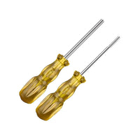 3.8mm 4.5mm Gamebit Screwdriver Set Nes SNES N64 Nintendo Sega Cartridge Console Tool Brand New Loose - Overview Top View of Both Drivers