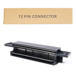 72 Pin Replacement Connector Original Nintendo NES 8-Bit System Brand New Loose - View showing box and connector front