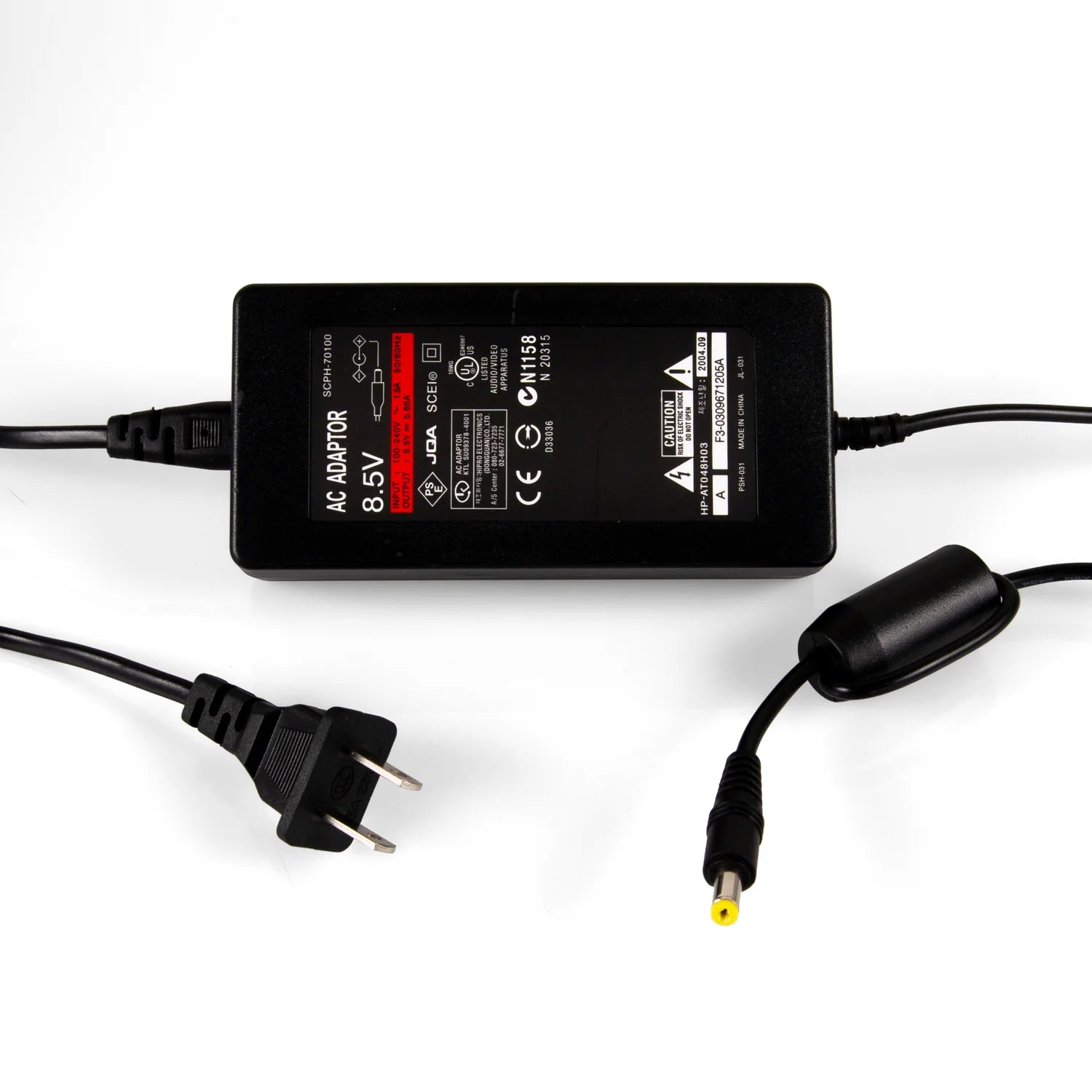 PS2 Slim AC Adapter | 8 ft AC Power Cable Replacement| Retro Game Fan