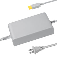 AC Power Adapter Power Supply Nintendo Wii U Console 7 Ft Cable Brand New Loose - Top View Showing Power Plug and Console Connection Plug