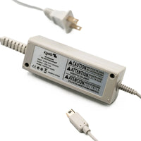 Power Charger AC Adapter Wii U Gamepad 7 Ft Cable For Wii U System Brand New Loose - Bottom View Showing Connector Plug