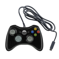 Arbiter Wired Controller For Xbox 360 & PC Black Gamepad Replacement Brand New - View of Controller only showing cable and console connector end