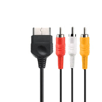 AV Composite Video Cable For Original Xbox System 6 Ft Brand New Loose - View 1 Showing RCA Connectors