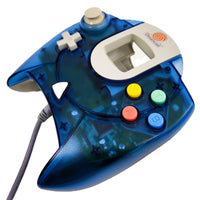 Official Oem Sega Dreamcast Controller Clear Transparent Blue Hkt7700 Very Good Loose - Product Front 3