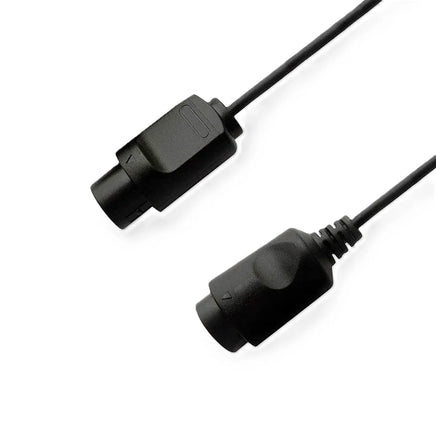 N64 Controller Extension Cable 6 Ft For Nintendo 64 Console Brand New Loose - Top View Showing Connector Plug