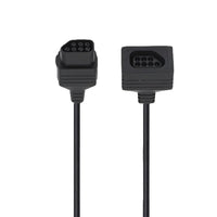 NES Controller Extension Cable 6 Ft For Original Nintendo System Brand New Loose - Plug Close-up View