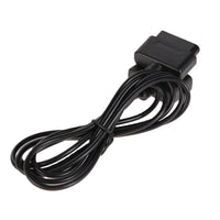 SNES Controller Extension Cable 6 Ft For Super Nintendo System Brand New Loose - View of full cable coiled up