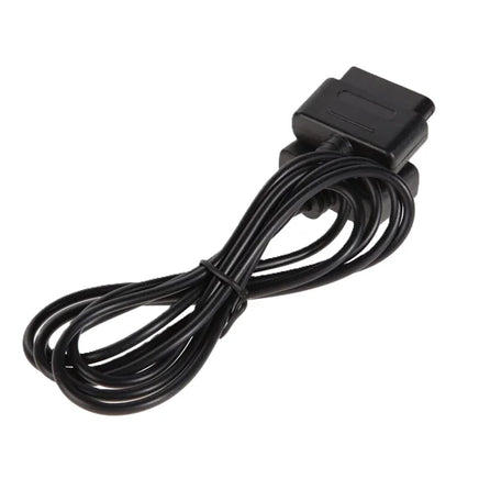 SNES Controller Extension Cable 6 Ft For Super Nintendo System Brand New Loose - View of full cable coiled up