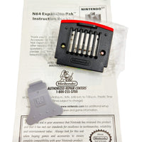 Nintendo 64 Expansion Pak OEM 4Mb Ram Upgrade Official Accessory Very Good - Close up of Expansion Pak and Tool shown