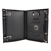 Nintendo GameCube Replacement Game Case 1-Pack – New Empty Case w/ Memory Card Holder - View of open case showing disc holder and memory card slot