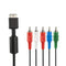 HD Component AV Cable For PlayStation 2 3 6 Ft Brand New Loose - View Showing Cord Connector Ends