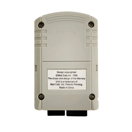 Mad Catz 128K Memory Unit For Sega Dreamcast White Storage Card Replacement Good Loose - View 3