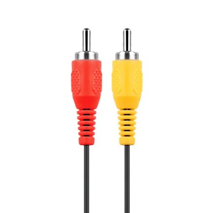 NES AV Composite Cable RCA Audio Video Tv Cord For Nintendo Nes Brand New Loose - Close Up View of Red and Yellow Connector Ends