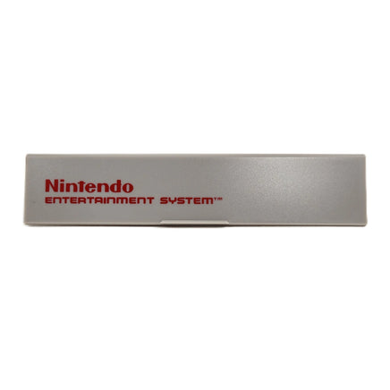 NES Flip Door Cover Replacement Cartridge Flap For Original Nintendo NES Console Brand New Loose - Straight On View Close Up Showing Logo