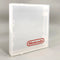Nintendo Nes Cartridge Clamshell Game Case Clear Official Red Nintendo Logo 1 Pack Good Loose - Angled View