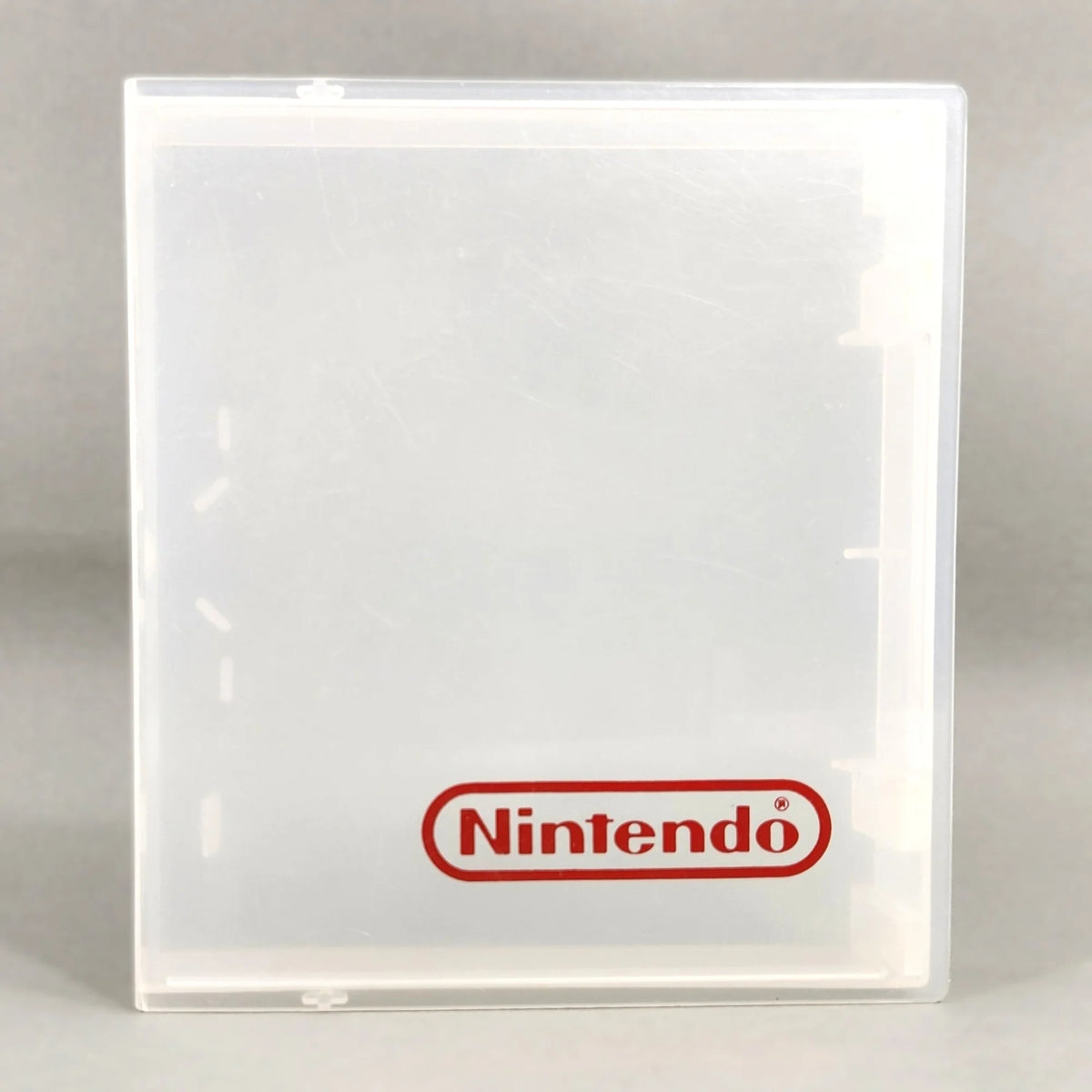 Nintendo NES Cartridge Clamshell Case OEM Clear – Red Logo| Retro Game Fan