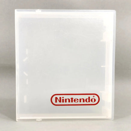 Nintendo Nes Cartridge Clamshell Game Case Clear Official Red Nintendo Logo Good Loose - Front View