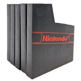 Nintendo NES Cartridge Dust Sleeve Black Official Red Nintendo Logo 5 Pack Good Loose - View 1