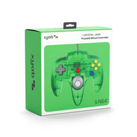 Proto64 Wired Controller For Nintendo 64 Crystal Jade N64 Gamepad Replacement Brand New - View 2