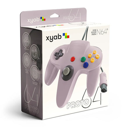 Proto64 Wired Controller For Nintendo 64 Gray N64 Gamepad Replacement Brand New - View 2