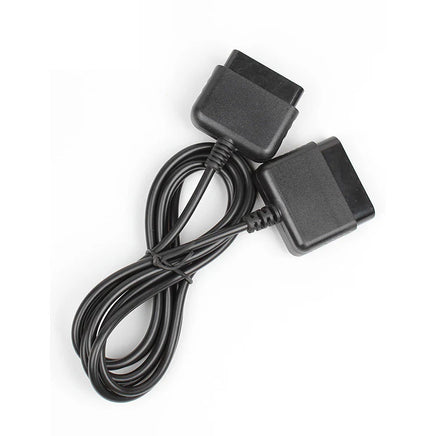 PS1 PS2 Controller Extension Cable 6 Ft For PlayStation 1 2 Brand New Loose - View 2 Showing Full Cord Overhead View
