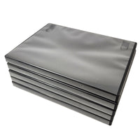 5 Empty 14mm Replacement Cases with Memory Card Holder for PlayStation 2 Games Brand New - Shown Stacked
