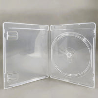PS3 Replacement Game Case 1-Pack - Empty Disc Case [Clear] - Open case showing empty disc tray, brand new condition, loose