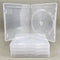 PS3 Replacement Game Case 5-Pack - Empty Disc Case [Clear] - All five jewel cases shown, brand new condition, loose