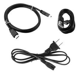 PS4 Hookup Bundle AC Power Cord HDMI Cable USB Controller Charger Brand New Loose