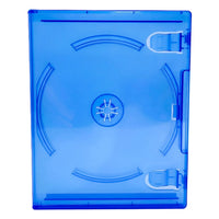 Replacement Game Case For Sony PlayStation 4 PS4 1 Pack Blue Disc Case Brand New Loose - View of front of closed empty case